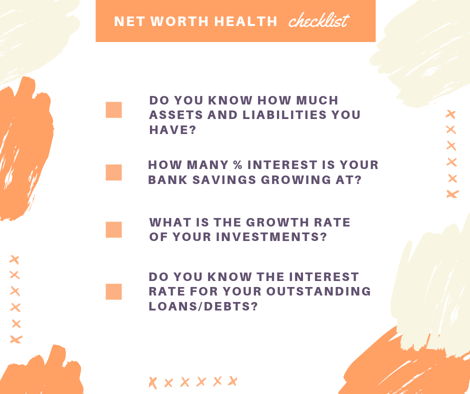 net worth checklist